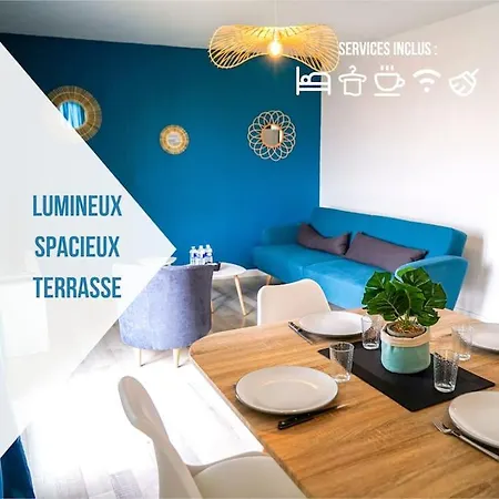 Ferienwohnung L'Eden Urbain・Stationnement Facile・Proche Centre Châteauroux Exterior foto